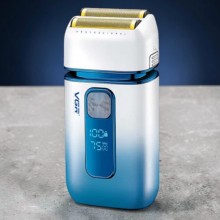 Електробритва VGR V-362 шейвер для чоловіків IPX6 - акумуляторна бритва з тримером, подвійна сітка, гоління під нуль, USB зарядка