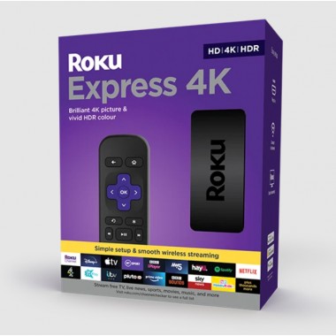 Медиаплеер Roku Express 4K интернет Smart приставка для телевизора совместимость HD 4K и 4K-HDR