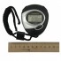 Электронный спортивный секундомер Sports STOPWATCH XL-5853 для бега кроссфита легкой атлетики точность 0.01 секунда с таймером и сигналом Черный с серым