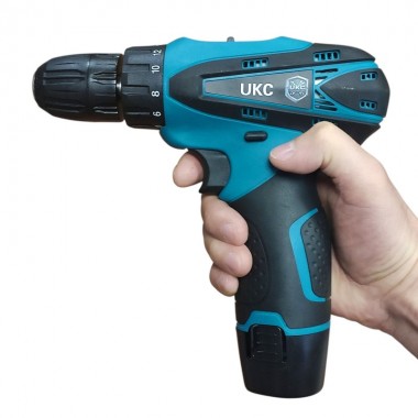 Шуруповерт аккумуляторный UKC 10157 ручной электроинструмент 21W 2 аккумулятора + кейс