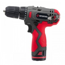 Дрель шуруповерт аккумуляторная INTERTOOL DT-0310 ручной электроинструмент 12В 30 Нм с быстрозажимным патроном 0.8-10мм 2 скорости (0-350/0-1300 об/мин) магнит и клипса Дрель шуруповерт аккумуляторная INTERTOOL DT-0310 ручной электроинструмент 12В 30 Нм с быстрозажимным патроном 0.8-10мм 2 скорости (0-350/0-1300 об/мин) магнит и клипса