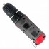 Дрель шуруповерт аккумуляторная INTERTOOL DT-0310 ручной электроинструмент 12В 30 Нм с быстрозажимным патроном 0.8-10мм 2 скорости (0-350/0-1300 об/мин) магнит и клипса