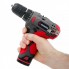 Дрель шуруповерт аккумуляторная INTERTOOL DT-0310 ручной электроинструмент 12В 30 Нм с быстрозажимным патроном 0.8-10мм 2 скорости (0-350/0-1300 об/мин) магнит и клипса