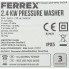 Мойка высокого давления Ferrex 2400 W ручная универсальная для мойки автомобиля фасада дома террасы и дорожек насос с давлением 170 бар