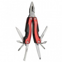 Туристический складной мультитул 12 в 1 INTERTOOL HT-0541 многофункциональный мультиинструмент для выживания с чехлом