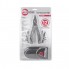 Многофункциональный мультиинструмент мультитул 12 в 1 INTERTOOL HT-0540 туристический складной нож для выживания 165 мм + чехол на пояс (70105)