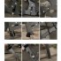 Многофункциональный мультиинструмент мультитул 17-в-1 Trizand 21636 туристический складной нож для выживания с топориком и молотком 175 мм + чехол