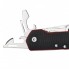 Многофункциональный туристический складной нож INTERTOOL HT-0597 мультитул на 9 элементов 165 мм + карабин (70116)