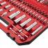 Ручной набор инструментов INTERTOOL ET-9108 профессиональный для автомобиля дома и гаража 110 предметов 1/2" 1/4" в чемодане