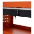 Тележка стеллаж для инструментов на колесах с тормозом Kraft&Dele KD366 Orange-Black 3 полочки и выдвижной ящик на замке нагрузка 150 кг