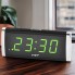 Часы электронные настольные VST 730 LED сетевые 220 В светящиеся с зеленой подсветкой будильник и резервное питание