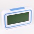 Электронные настольные говорящие часы KENKO 9905 TR цифровые с LED подсветкой и температурой говорящий будильник Белые с голубым