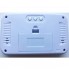 Электронные настольные говорящие часы KENKO 9905 TR цифровые с LED подсветкой и температурой говорящий будильник Белые с салатовым (48601)