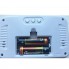 Электронные настольные говорящие часы KENKO 9905 TR цифровые с LED подсветкой и температурой говорящий будильник Белые с салатовым (48601)