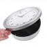 Часы настенные со стрелками пластиковые SAFE CLOCK Серебряные + сейф тайник