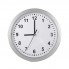 Часы настенные со стрелками пластиковые SAFE CLOCK Серебряные + сейф тайник