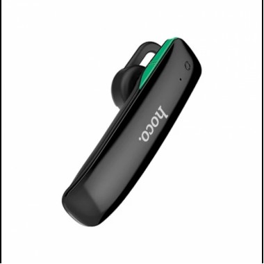 Беспроводная гарнитура для телефона с микрофоном Hoco E1 wireless Bluetooth Earphone на одно ухо регуляция громкости USB зарядка Чёрная