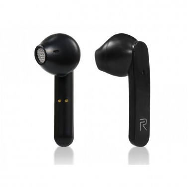 Беспроводные блютуз наушники для телефона с микрофоном Realme H18 TWS для андроид и IOS Bluetooth 5.0 сенсорное управление Чёрные (48633)