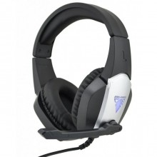 Проводные игровые накладные наушники с микрофоном Jedel GH-220 Gaming USB игровая гарнитура для компьютера и ноутбука с подсветкой Чёрные (48815)