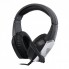 Проводные игровые накладные наушники с микрофоном Jedel GH-220 Gaming USB игровая гарнитура для компьютера и ноутбука с подсветкой Чёрные (48815)