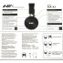 Беспроводные Bluetooth наушники для телефона и компьютера с микрофоном и MP3 плеером NIA-X3 для андроид и IOS радио FM Bluetooth 4.2 Черные (45379)