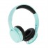 Беспроводные Bluetooth наушники для телефона и компьютера с микрофоном Gorsun GS-E90 для андроид и IOS поддержка MicroSD и mini-jack 3,5 мм Бирюзовые (47651)