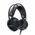 Дротові накладні ігрові навушники для комп'ютера з мікрофоном HOCO W100 Touring геймерські з LED підсвічуванням Чорні (48578)