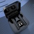 Беспроводные блютуз наушники для телефона с микрофоном AirDots Air2S Wireless для андроид и IOS сенсорные Bluetooth 5.0 бокс с LED дисплеем Чёрные (48049)