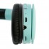 Беспроводные Bluetooth наушники для телефона и компьютера с микрофоном Gorsun GS-E90 для андроид и IOS поддержка MicroSD и mini-jack 3,5 мм Бирюзовые (47651)