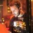 Беспроводные блютуз наушники для телефона с микрофоном HOCO ES43 Mini Lucky sound TWS для андроид и IOS Bluetooth 5.0 сенсорные LED подсветка Черные (48661)