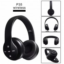 Беспроводные блютуз наушники для телефона и компьютера с микрофоном P35 Wireless Pangpai для андроид и IOS Bluetooth 4.2 MicroSD FM Радио Черные Беспроводные блютуз наушники для телефона и компьютера с микрофоном P35 Wireless Pangpai для андроид и IOS Bluetooth 4.2 MicroSD FM Радио Черные