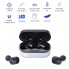 Беспроводные блютуз наушники для телефона и ПК с микрофоном HIFI Sound Z3 с кейсом для зарядки Bluetooth 5.0 Чёрные