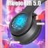 Беспроводные детские наушники с кошачьими ушками и RGB подсветкой Cat Ear P47M Чёрные для телефона и компьютера с микрофоном USB зарядка FM-радио microSD