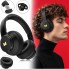 Беспроводные полноразмерные наушники Monster Mission 100 MH22202 Bluetooth 5.4 40 ч AUX с микрофоном Черные