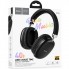 Беспроводные полноразмерные наушники HOCO W35 Free Music Bluetooth 5.3 с микрофоном AUX TF Черные