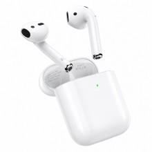 Беспроводные TWS наушники-вкладыши HOCO EW02 Plus Bluetooth 5.1 с микрофоном, сенсорным управлением и кейсом 350 мАч Белые Беспроводные TWS наушники-вкладыши HOCO EW02 Plus Bluetooth 5.1 с микрофоном, сенсорным управлением и кейсом 350 мАч Белые