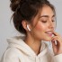 Беспроводные TWS наушники-вкладыши HOCO EW02 Plus Bluetooth 5.1 с микрофоном, сенсорным управлением и кейсом 350 мАч Белые