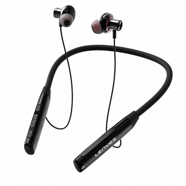 Беспроводные спортивные вакуумные наушники Lenyes A57 Bluetooth 5.0 с микрофоном до 10 часов Черные