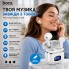 TWS гарнитура HOCO EQ1 Music Guide для смартфона Bluetooth 5.3 с LED-индикатором заряда кейсом 400 мАч до 7 часов Белая