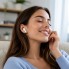 TWS гарнитура HOCO EQ1 Music Guide для смартфона Bluetooth 5.3 с LED-индикатором заряда кейсом 400 мАч до 7 часов Белая