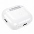 Беспроводные наушники HOCO EW89 Kissa TWS Bluetooth 5.4 с сенсорным дисплеем на зарядном кейсе и микрофоном Белые