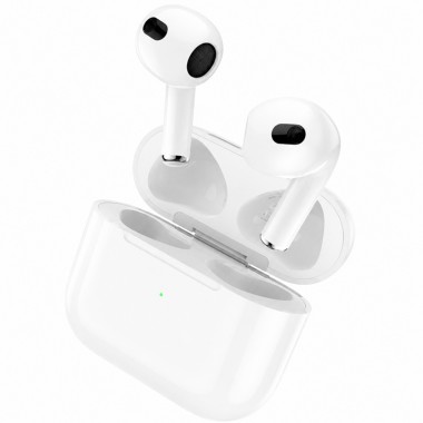 Бездротові TWS навушники HOCO EW92 Bluetooth 6.0 вкладиші з мікрофоном сенсорним керуванням кейсом 300 мАг Type-C Білі