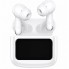 TWS наушники HOCO EQ14 Cool Color с цветным сенсорным дисплеем Bluetooth 5.4, кейс 500 мАч Белые