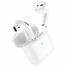 Беспроводные Bluetooth наушники HOCO EW03 Original Series TWS вкладыши с микрофоном и зарядным кейсом Белые Беспроводные Bluetooth наушники HOCO EW03 Original Series TWS вкладыши с микрофоном и зарядным кейсом Белые