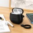 Беспроводные TWS наушники-вкладыши HOCO EW45 Bluetooth 5.3, кейс 350 мАч + силиконовый кейс Кот Черный