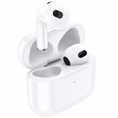 Беспроводные Bluetooth наушники-вкладыши HOCO EW76 TWS 5.4 с микрофоном, сенсорным управлением и зарядным кейсом Белые