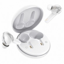Беспроводные Bluetooth наушники HOCO ES55 Songful TWS вакуумные с микрофоном и зарядным кейсом Белые Беспроводные Bluetooth наушники HOCO ES55 Songful TWS вакуумные с микрофоном и зарядным кейсом Белые
