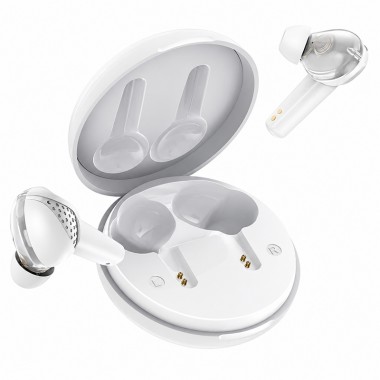Беспроводные Bluetooth наушники HOCO ES55 Songful TWS вакуумные с микрофоном и зарядным кейсом Белые