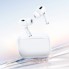 Беспроводные вакуумные TWS наушники HOCO EW93 Bluetooth 6.0 с микрофоном и сенсорным управлением, кейс 300 мАч, Белые
