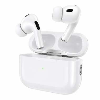 Беспроводные вакуумные TWS наушники HOCO EW93 Bluetooth 6.0 с микрофоном и сенсорным управлением, кейс 300 мАч, Белые